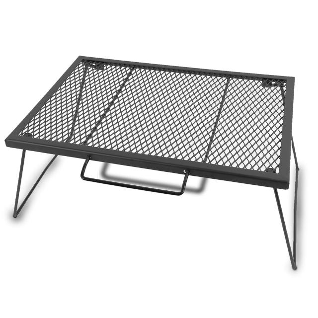 ヨーラー(YOLER) メッシュテーブル 大型焚き火テーブル 折りたたみ式 専用収納ケース付き 60×43×26cm YR-MT007の通販は