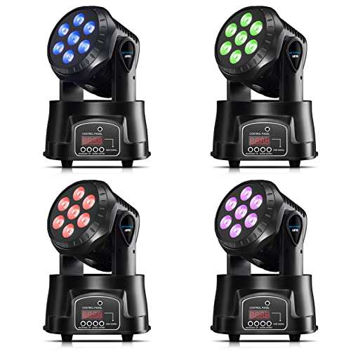 BETOPPER ムービングライト 7x8W RGBW LED 舞台照明ディスコライト ステージライト7色変換 DMX512 9/14CH パーティ ライト DJ disco lightの通販はau PAY マーケット - morushop | au PAY マーケット－通販サイト