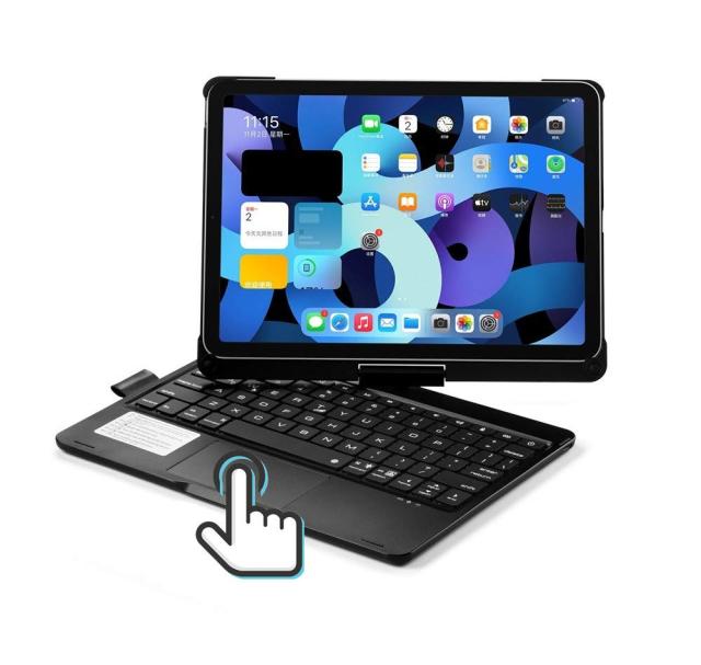 iPad Air5 iPadAir4 iPadPro11 キーボード ケース タッチパット搭載 バックライト 360度回転 Apple Pencil 収納 充電 折り畳み iPadAir5