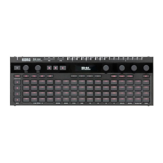 KORG ポリフォニック ステップシーケンサー SQ-64 あらゆる機器を自在に操作 豊富な接続端子 音楽制作 ライブに最適
