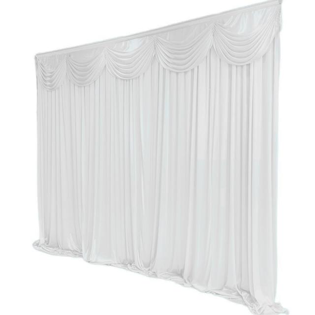 ybaymy 背景布 白 撮影用背景シート背景ボード シフォン生地300x300cm 遮光布 撮影 白い布 結婚式 誕生日 パーティー ステージ装飾 イベの通販は 5,596円