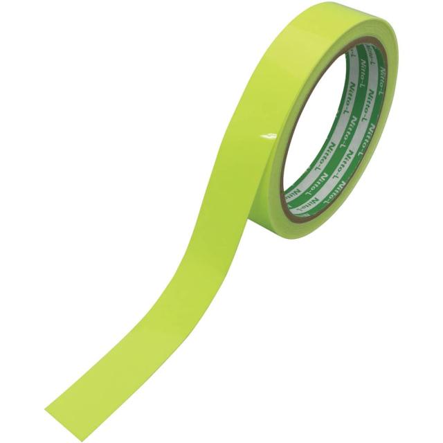 日東エルマテリアル 高輝度蓄光蛍光テープ エルクライトレモン 19ｍｍ×5M レモンイエ ロー(グリーン)