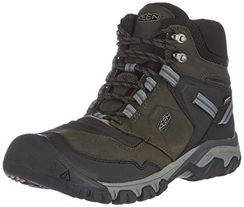 キーン トレッキングシューズ RIDGE FLEX MID WP リッジ フレックス ミッド ウォータープルーフ メンズ MAGNET/BLACK 28.0 cmの通販は