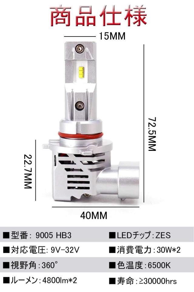 hb4 led フォグ hb3 led ハイビーム hb4 led ヘッドライトhb4 led