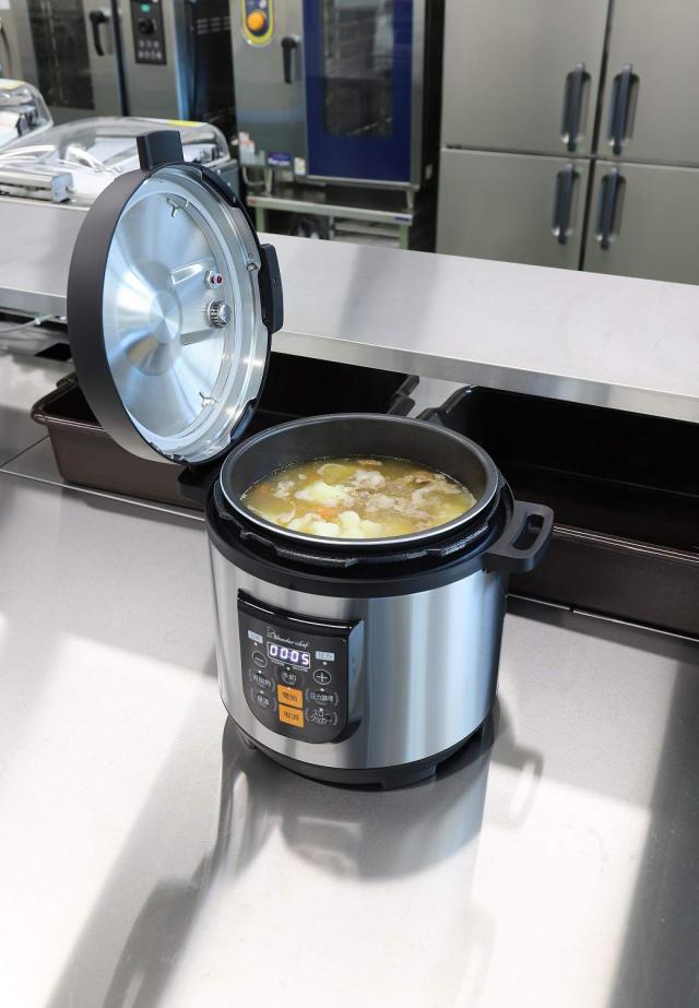 新品未使用 Wonder Chef OEDF80 電気圧力鍋 8L シルバー 【公式通販】