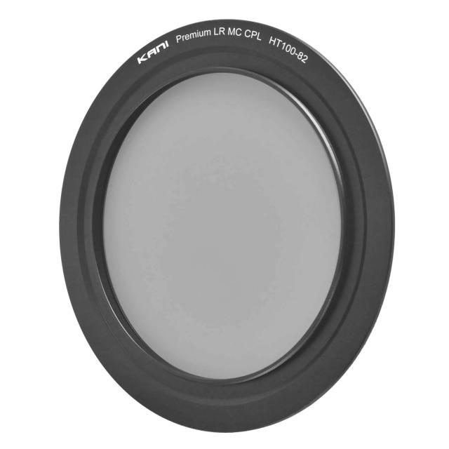 KANI 100mm幅 HT100-82mm アダプターリング兼用CPL Premium LR MC CPL 100mm幅ホルダー HT100 III / HT100 II用 レンズ枠径82mm対応
