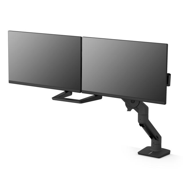 ERGOTRON エルゴトロン HX デスク デュアル モニターアーム 2画面 マットブラック 32インチ(4.5~15.9kg)まで VESA規格対応 45-476-224_1