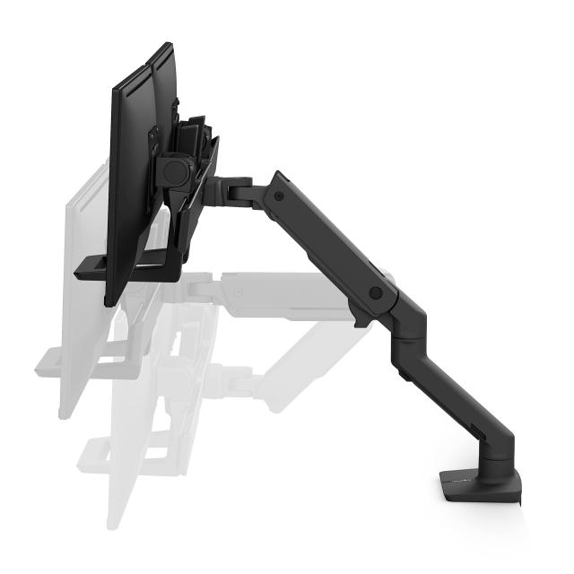ERGOTRON エルゴトロン HX デスク デュアル モニターアーム 2画面 マットブラック 32インチ(4.5~15.9kg)まで VESA規格対応 45-476-224_2