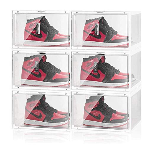 Findbetter シューズボックス スニーカーボックス 靴箱 靴収納 ディスプレイ プラスチック 靴棚 大容量 組立式 積み重ね可能 省スペース の通販は 7,973円