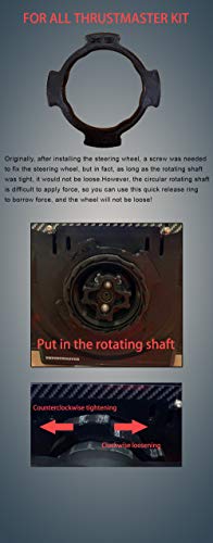 SIMPUSH Thrustmasterレーシングホイールクイックリリースアダプター