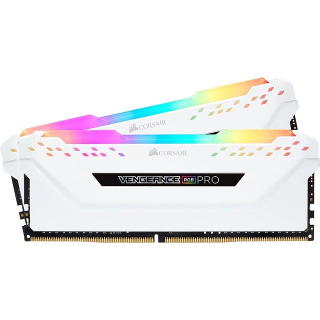 Corsair DDR4-3200MHz デスクPC用 メモリ VENGANCE RGBシリーズ 32GB 16GB×2枚 ホワイトCMW32GX4M2E3200C16W
