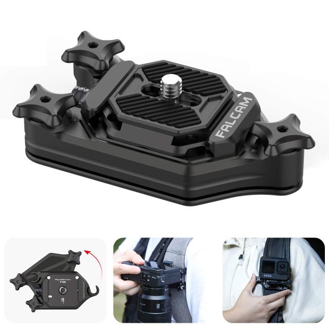 Ulanzi カメ ラホ ルスター カメ ラホルダー バックパッククリップ キャプチャー型 Arca-Swiss規格1/4ネジプレートクイックリリースクラの通販は 8,624円