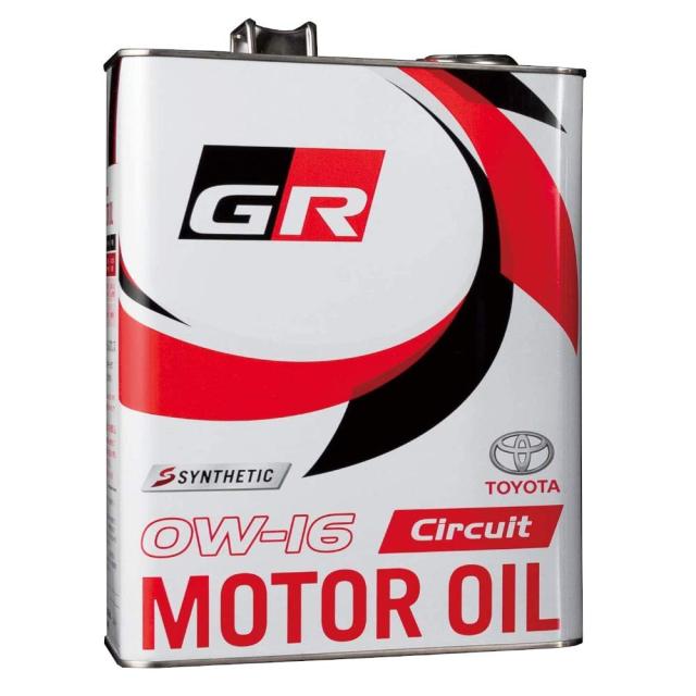 TOYOTA GAZOO Racing トヨタ純正 GR MOTOR OIL Circuit 0W-16 4L エンジンオイル 08880-13605