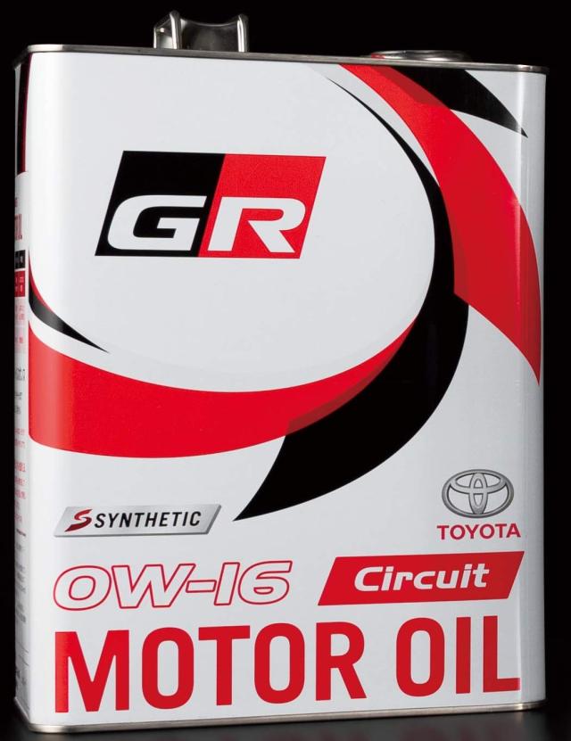 TOYOTA GAZOO Racing トヨタ純正 GR MOTOR OIL Circuit 0W-16 4L エンジンオイル 08880-13605