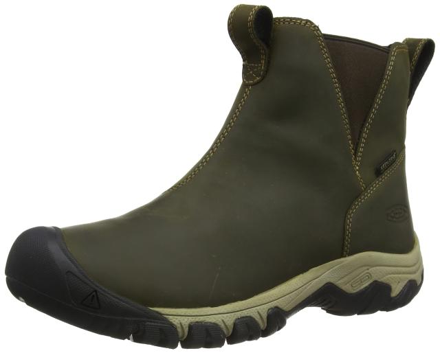 キーン ブーツ GRETA CHELSEA WP グレタ チェルシー ウォータープルーフ レディース OLIVE/TIMBERWOLF 23.0 cm