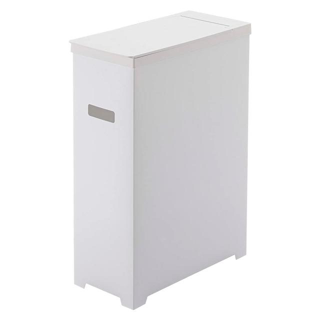 山崎実業(Yamazaki) スリム蓋付きゴミ箱 2個組 ホワイト 約W19×D40×H54cm(1個あたり) タワー 折り畳んで運べる 5205 6,786円