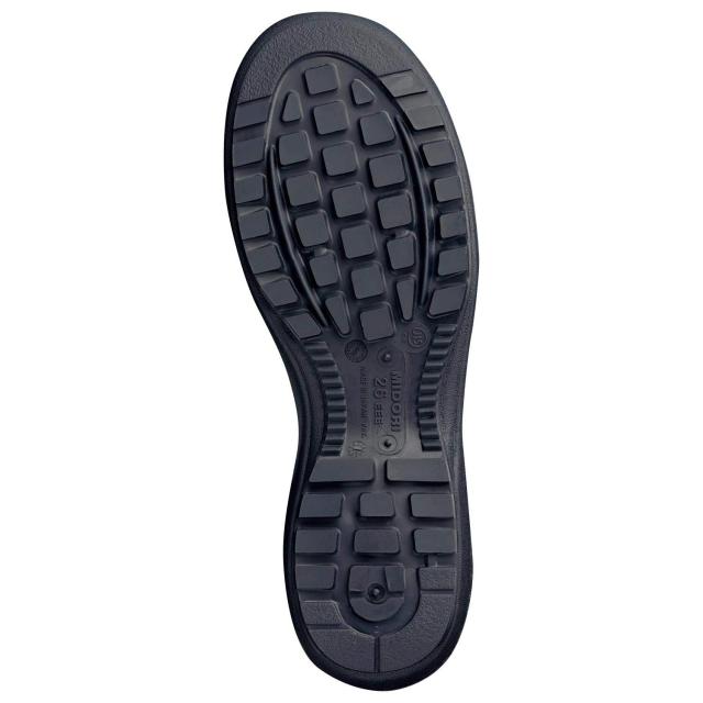 ミドリ安全 ラバーテック 安全靴 JIS規格 長編上靴 普通作業 ワイド先芯 甲プロテクタ付 RT735 甲プロ ブラック 26.0cm