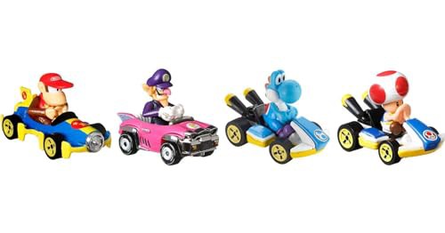 ホットウィール(Hot Wheels) マリオカート 4パック Dセット【限定