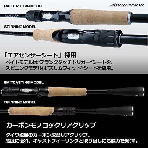 ダイワ(DAIWA) 21 ブレイゾン C611H-2・SB 2ピース ベイトキャスティングモデル｜au PAY マーケット