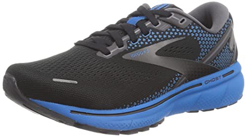 Brooks ランニングシューズ スニーカー ゴースト 14 メンズ BRM 3693 3694 3695 ブラック/ブルー 25.0 cm 2Eの通販は