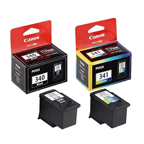 【純正品】CANON FINEカートリッジ BC-340(ブラック) + BC-341(3色カラー)セットの通販は