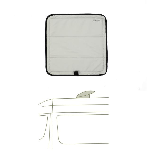 VanEssential 磁気断熱ルーフベントサンカバー MaxxAirファン用 ファンタスティックファン 16.5インチ x 16.5インチ (クールグレー) 8,381円