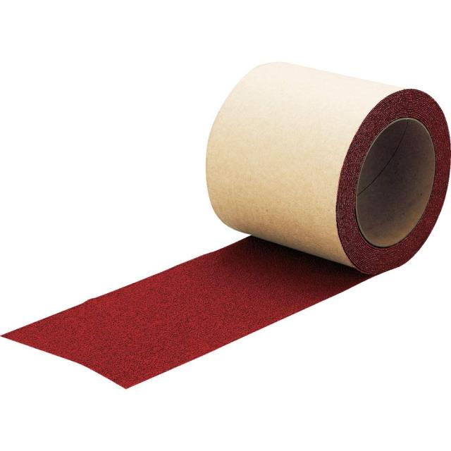 TRUSCO(トラスコ) ノンスリップテープ 屋外用 100mmX10m レッド TNS-10010R