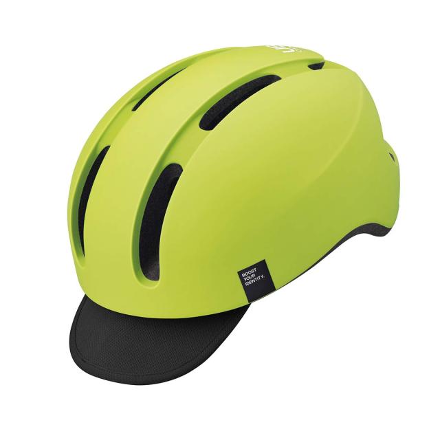 KABUTO(カブト) 自転車 ヘルメ ット キャンバスアーバン M/L (57-59？) マットフラッシュイエ ロー JCF推奨