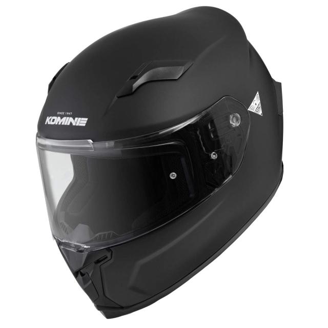 コミネ(KOMINE) バイク用 FL フルフェイスヘルメット マットブラック XL HK-170 UVカットシールド 高強度ABSシェル インナーバイザー フの通販は