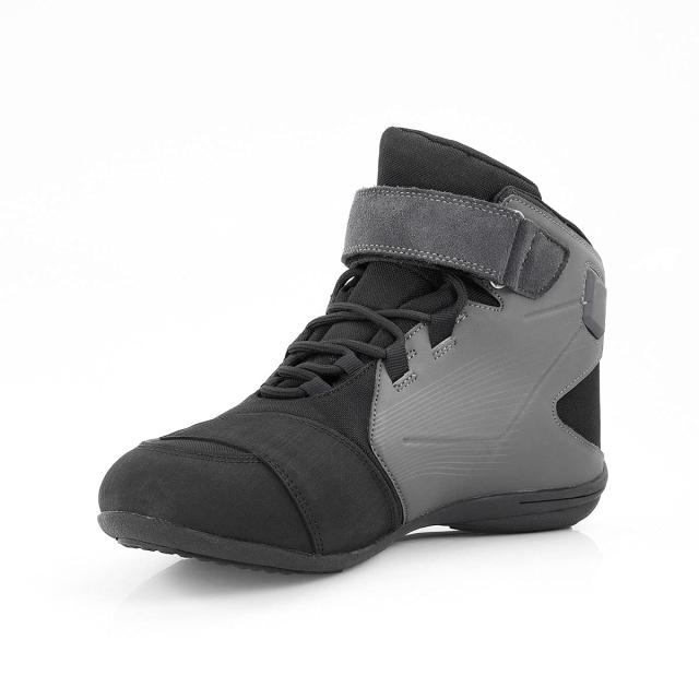 コミネ バイク用 ウォータープルーフライディングシューズ BK-088 防水 05-088 Solid Black 24.5 cm_3
