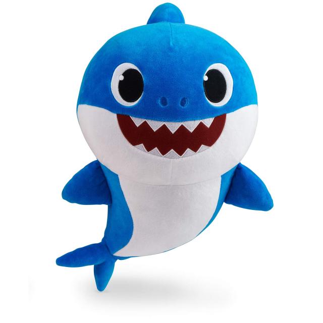 【】BS ぬいぐるみ ベイビーシャーク(L)メロディ付き ダディーシャーク 18” Plush Doll - Daddy Sharkの通販は