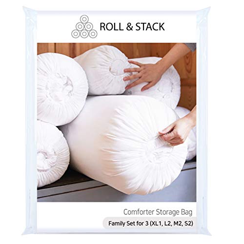 《送料無料》Roll＆Stack ロールアンドスタック　ふとん収納袋 - 3人家族 (XL1 L2 の通販は 6,894円