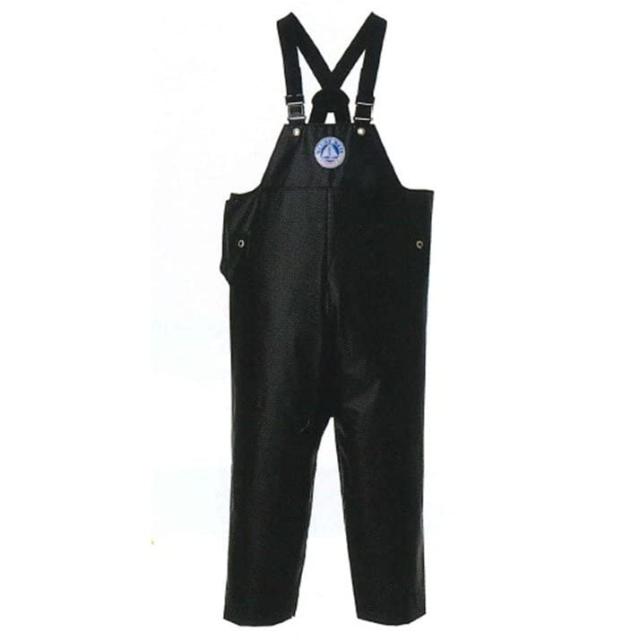 マリンメイト フレック 水産合羽 胸付サロペット F-9035S (5L, ブラック)の通販は 8,587円