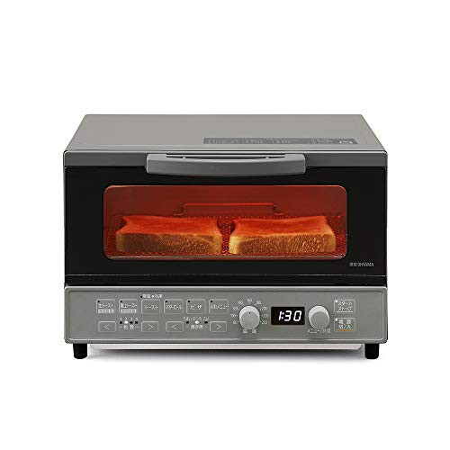アイリスオーヤマ トースター オーブントースター 4枚焼き 生トースト極上トースト ふんわりもっちり 焼き色選択1200W 温度調節機能(80~2のサムネイル