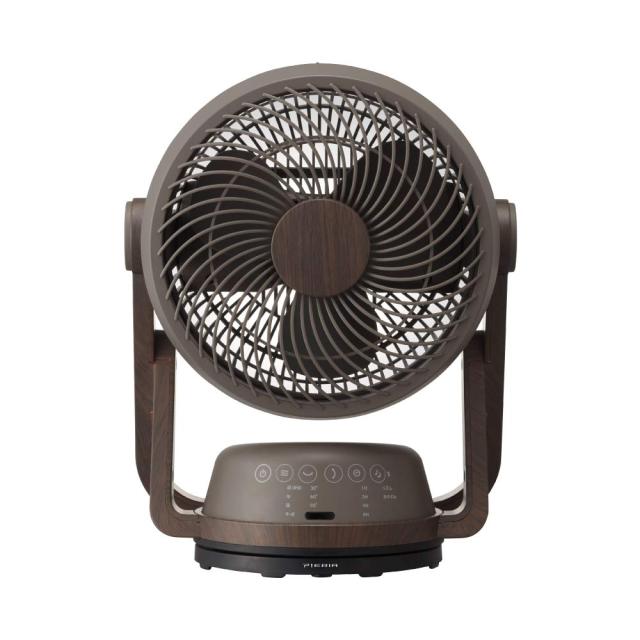 ドウシシャ サーキュレーター DC 木目調 19？ 首振り 風量4段階 リモコン付き ピエリア ダークウッド