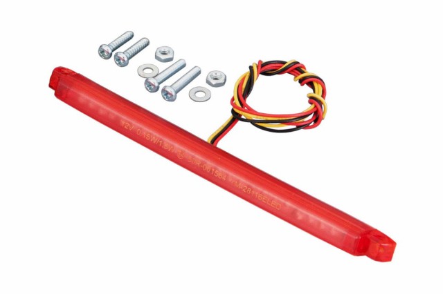 キジマ(Kijima) バイクパーツ テールランプ スリムラインタイプ ダブルLED 全長130mm カラー:レッド 218-3151の通販は
