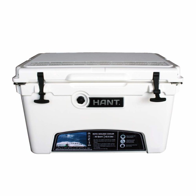 HANT(ハント) クーラーボックス 45QT(42.6L) (ホワイト)