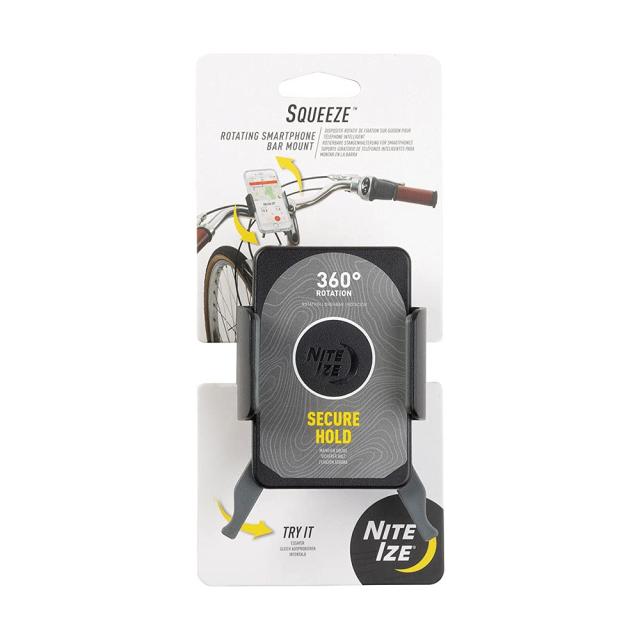 NITEIZE(ナイトアイズ)スクイーズ スマートフォンバーマ ウント ブラック 小の通販は 6,128円