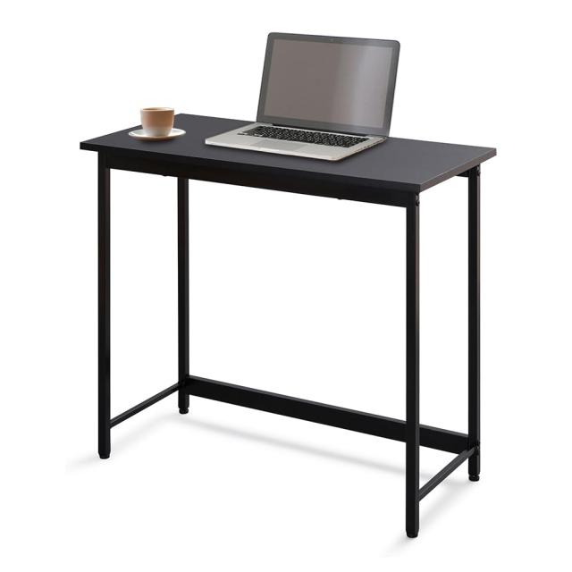 【組立簡単】アイリスオーヤマ 机 デスク パソコンデスク pcデスク シンプル 幅80cm 奥行40cm ブラック×ブラック ベーシックデスク 勉強 5,973円