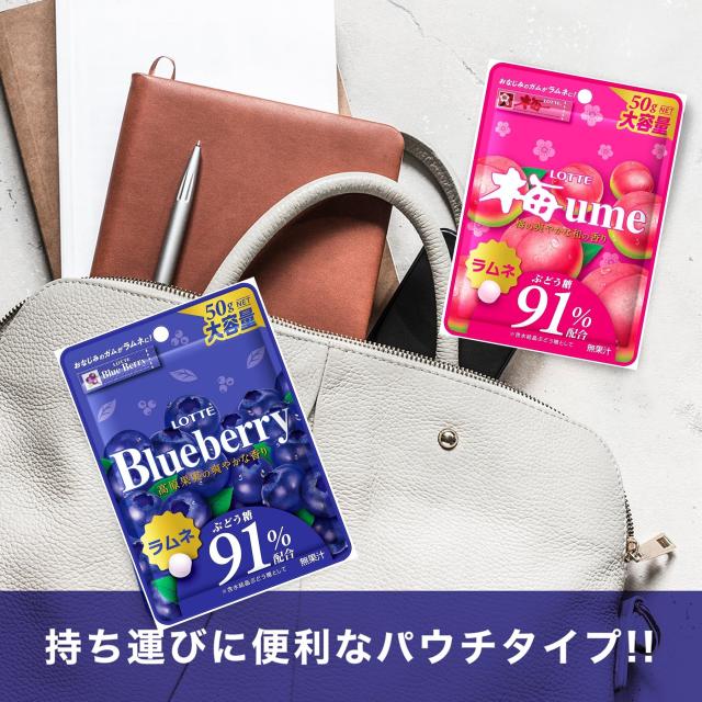 ロッテ ブルーベリーラムネ 50g ×10袋の通販はau PAY マーケット - FJ