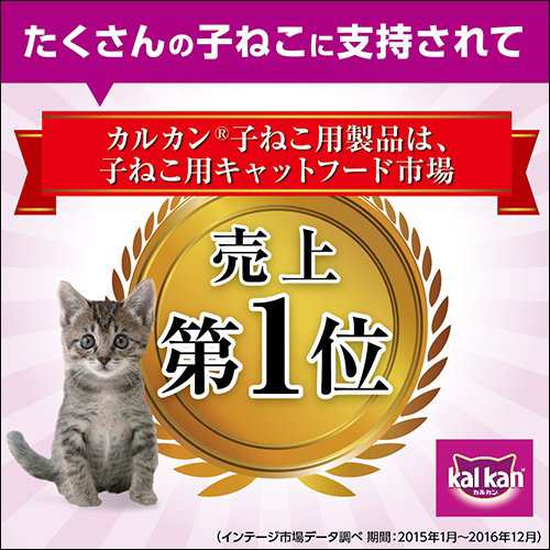 ネット限定カルカン パウチ 12ヵ月までの子ねこ用 やわらかチキン 70g