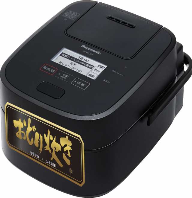 パナソニック 炊飯器 1升 最高峰モデル スマホ連携 銘柄炊き分け 可変圧力＆大火力おどり炊き スチーム＆全面発熱6段IH式 ブラック SR-VS