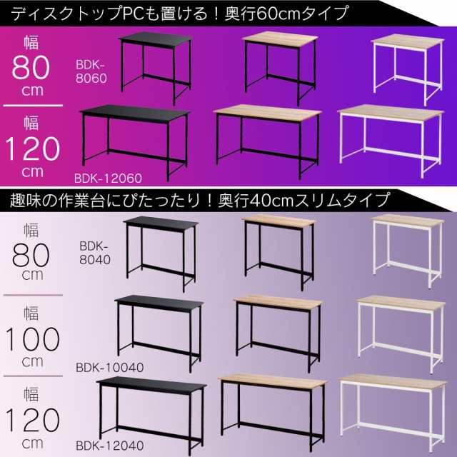 【組立簡単】アイリスオーヤマ 机 デスク パソコンデスク pcデスク シンプル 幅120cm 奥行60cm ブラック×ブラック ベーシックデスク 勉