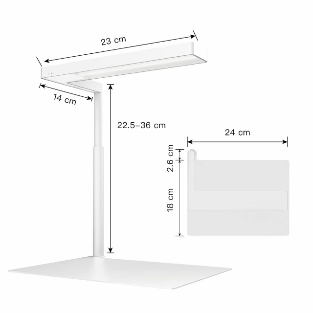 ONF 水槽 ライト LED ライト タイマー 付き アクアリウムライト 植物育成ライト 照明 適応サイズ 20 cm 25 cm 30 cm 36 cm スタンド式 淡