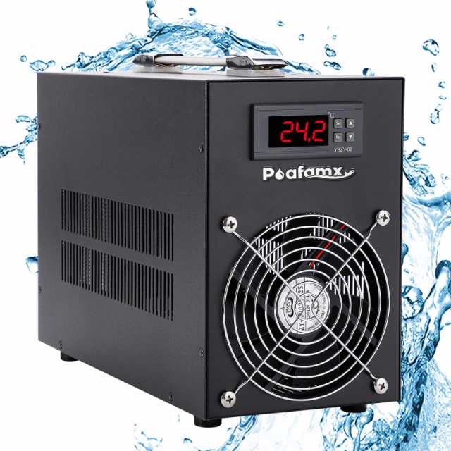 Poafamx 水槽クーラー 60L冷却だけ ペルチェ式 15-30℃調整可能 パイプ付き 循環ポンプ付き 日本語取り扱い説明書付き 連続作動でき  デジの通販はau PAY マーケット - holly0211 | au PAY マーケット－通販サイト