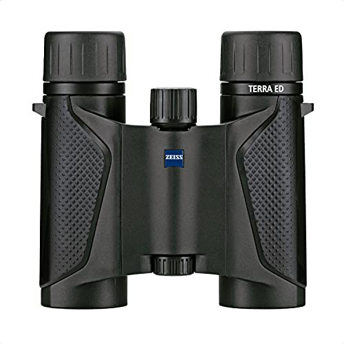 ZEISS 双眼鏡 Terra ED Pocket 10x25 ダハプリズム式 10倍 25口径 EDレンズ タフ＆コンパクト 完全防水 Black 653962