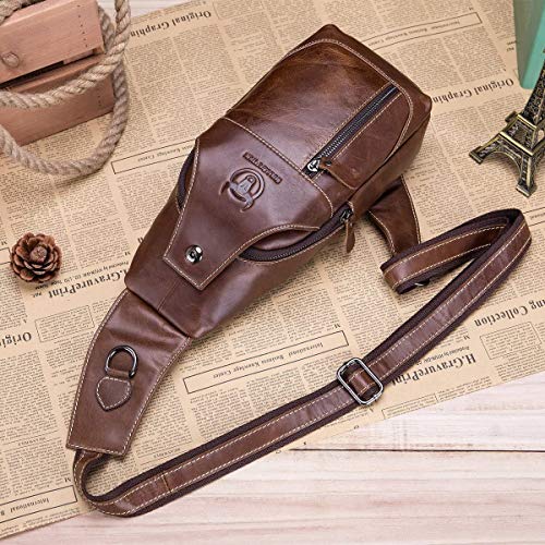 XMSSAA ボディバッグ メンズ 本革 斜めがけバッグ ショルダーバッグ  