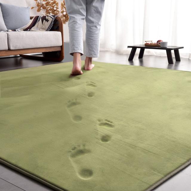 ラグ カーペット 2畳 低反発 ラグマット 185x185cm 厚手15mm 防音 滑り止め付 洗える 床暖房 ホットカーペット対応 防ダニ 抗菌 厚い フの通販は 6,394円