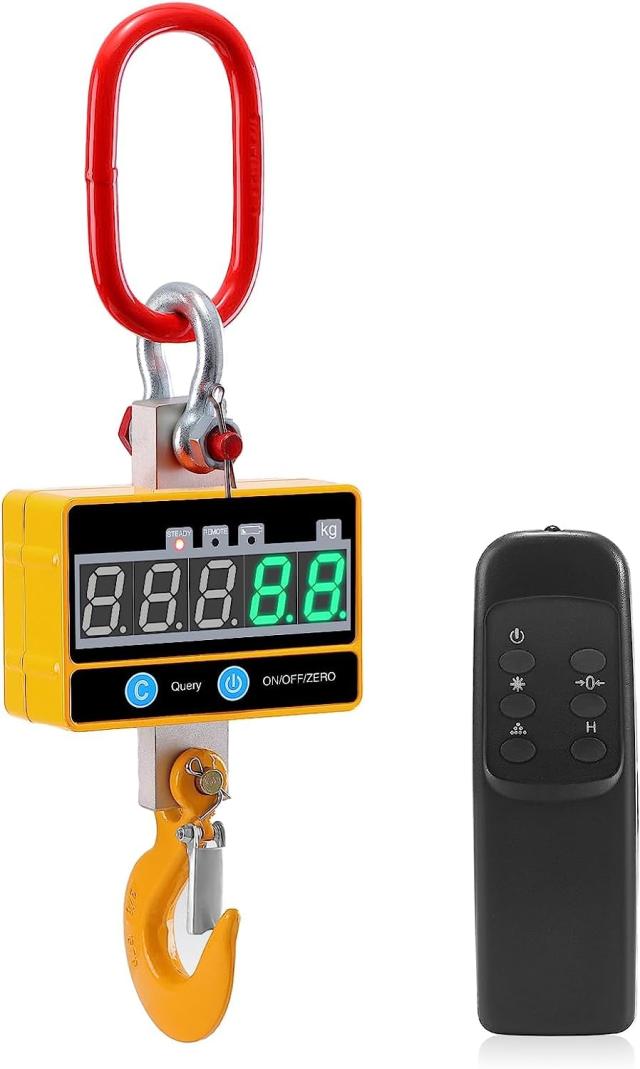 クレーンスケール 2T 【リモコン遠隔操作＆充電式】 2000kg 吊りはかり 充電式吊りはかり 吊り秤 吊秤 デジタルはかり 高精度 軽量 デジ 16,875円
