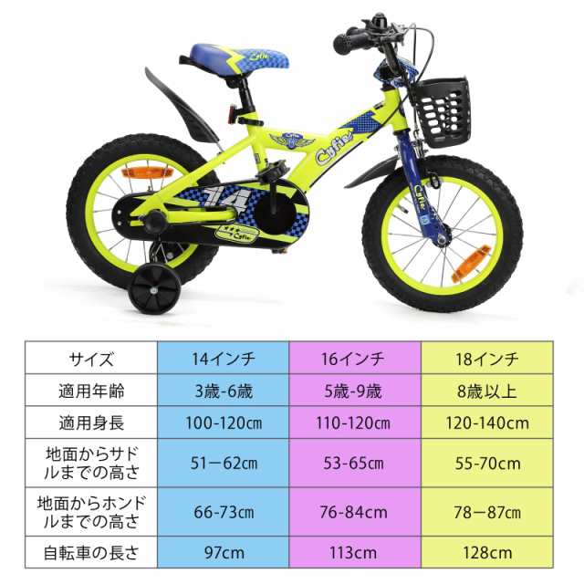 CYFIE 子供用自転車 18インチ 男の子 自転車 子供 補助輪付き かご付き 泥除け付き キッズ バイク 簡単に安装 幅が広いタイヤ 丈夫  全3サの通販はau PAY マーケット - ハニフラワー | au PAY マーケット－通販サイト